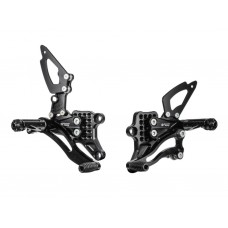 Bonamici Racing Aluminium Rearsets for the Yamaha YZF-R25 2015-2022 / YZF-R3 2015-2023
